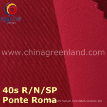 40s Rayon Nylon Spandex Ponte Roma Strickware für Textilbekleidung (GLLML213)